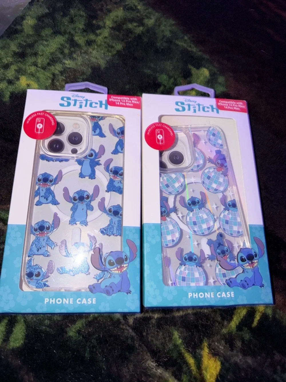 Disney Blue Stitch Pattern Phone Case Pack IPhone 14 Pro Max case
